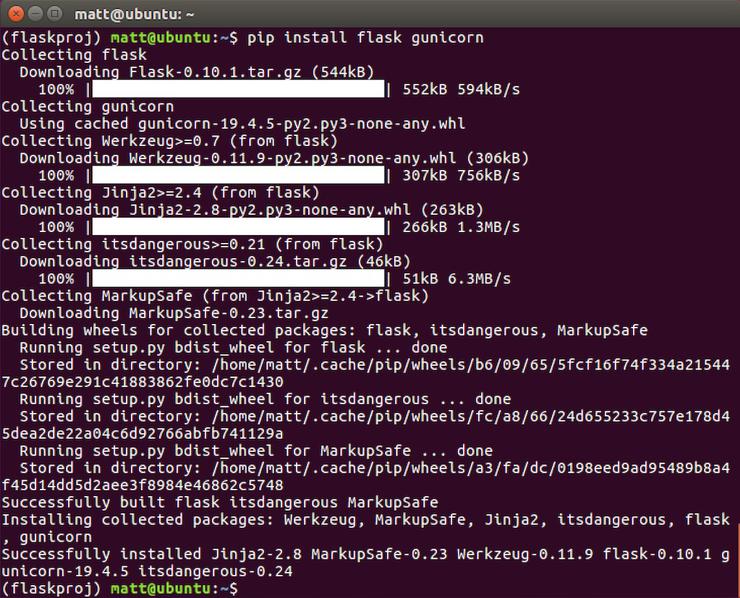 Как установить Python, Flask и Green Unicorn на Ubuntu 16.04 LTS