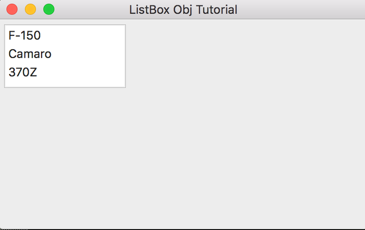 Помещаем объекты в виджеты ComboBox или ListBox - wxPython #43